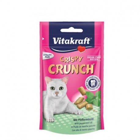 Vitakraft Crispy Crunch Dental - przysmak pielęgnujący zęby dla kota 60g