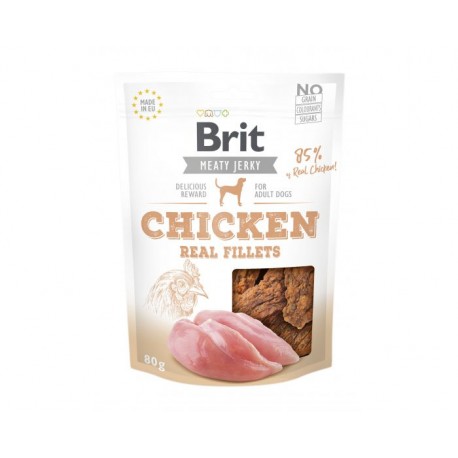Brit jerky snack chicken fillets 80g